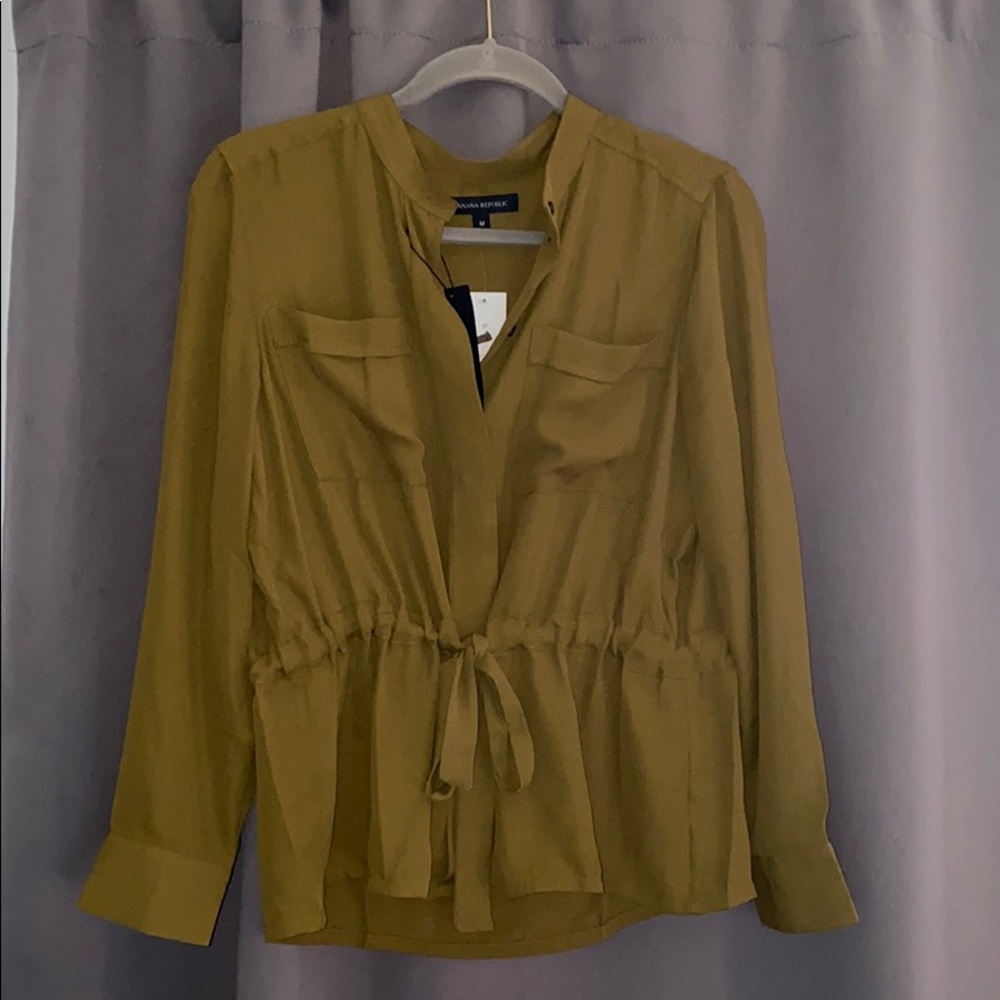 Olive Green Top